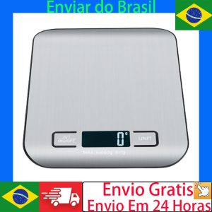 Balança 5/10kg escala de cozinha digital casa com display lcd ferramenta de medição de equilíbrio dieta alimentar