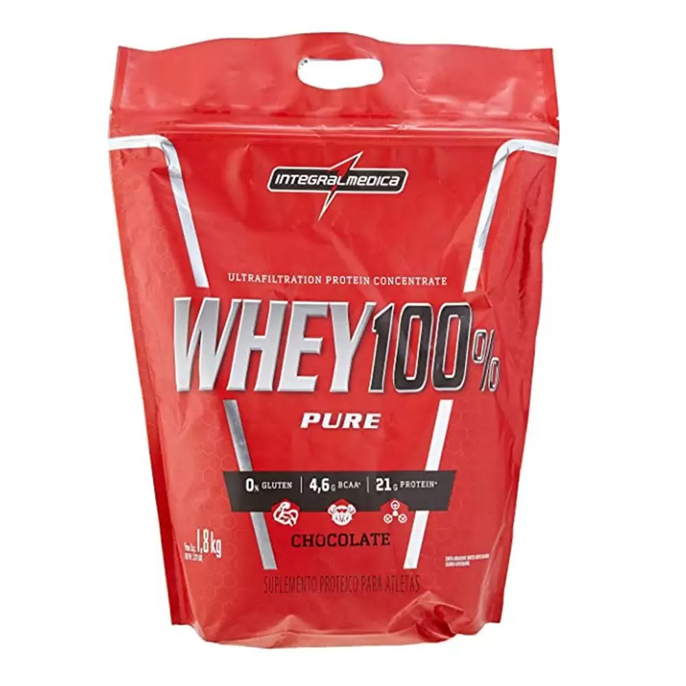 WHEY 100% REFIL 907G - INTEGRALMEDICA